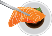 Sashimi-Saumon6pces